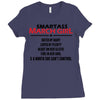 Smartass March Girl Ladies Fitted T-Shirt