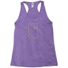 golden spiral Racerback Tank