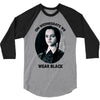 on wednesdays we wear black 3/4 Sleeve Shirt