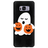 pumpkin with boo Samsung Galaxy S8 Plus Case