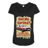 sell my cortina ideal birthday gift or present Maternity Scoop Neck T-shirt