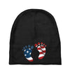 4th of July Baby Foot Baby Beanies