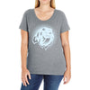 dramatic chipmunk Ladies Curvy T-Shirt