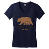 Papa Bear Women's V-Neck T-Shirt