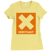 irritant mens Ladies Fitted T-Shirt