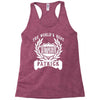 worlds best butcher Racerback Tank