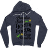 pumpkin spice hocus pocus and cozy sweaters Zipper Hoodie