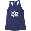the dogfather bluetick coonhound white Racerback Tank