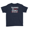 train insaiyan gym training to beat goku or krillin dbz dragon ball z Youth Tee