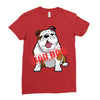 bad dog Ladies Fitted T-Shirt