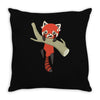red panda Throw Pillow