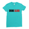 drink blood Ladies Fitted T-Shirt
