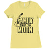 Family Trip To Moon Ladies Fitted T-Shirt