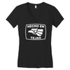 hecho en tejas Women's V-Neck T-Shirt