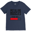 new installing muscle V-Neck Tee