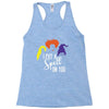 spell on you white letter Racerback Tank