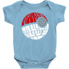 pokeball death star Baby Onesie
