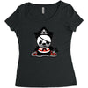 pirate panda Women's Triblend Scoop T-shirt