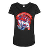 decapod sushi Maternity Scoop Neck T-shirt