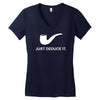 sherlock holmes just deduce it Women's V-Neck T-Shirt