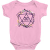 20 Dice Flowers Baby Bodysuit