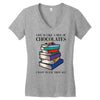 life is like a box of chocolates i want to eat them all Women's V-Neck T-Shirt