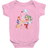 the burning joke Baby Onesie