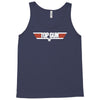 top gun logo cool retro Tank Top