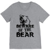 Beware Of The Bear V-Neck Tee