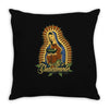 our lady of guacamole Throw Pillow