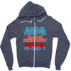 push me around grandpa Zipper Hoodie