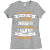 Super Cool Granddaughter Of A Freaking Awesome Grammy Ladies Fitted T-Shirt