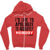 conor mcgregor apologize ufc mma notorious Zipper Hoodie