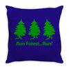 run forest run Throw Pillow