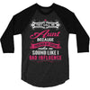 They Call Me Aunt Partner in Crime 3/4 Sleeve Shirt