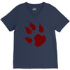 animal feet V-Neck Tee