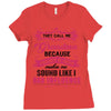 They Call Me Grandma Partner In Crime Funny Ladies Fitted T-Shirt