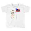 Astronaut Celebrating Independence  Day at 1776 Toddler T-shirt