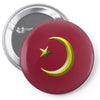 gay pride star and crescent Pin-back button