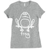 frog Ladies Fitted T-Shirt
