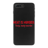 meat is murder iPhone 7 Plus Case