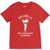hillbilly hog wrestling champ V-Neck Tee