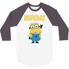 2015 cute minions despicable me 3/4 Sleeve Shirt