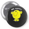 mr happy Pin-back button