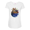 world animal Maternity Scoop Neck T-shirt