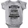 Super Cool Gran Of A Freaking Awesome Granddaughter Baby Onesie