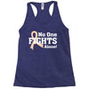 No 0ne Fights Alone Racerback Tank