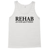 funny t shirt rehab is for quitters rude tee offensive shirt Tank Top