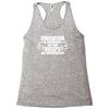 Education Is Important But Big Biceps Are Importanter Racerback Tank