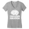survivor Women's V-Neck T-Shirt